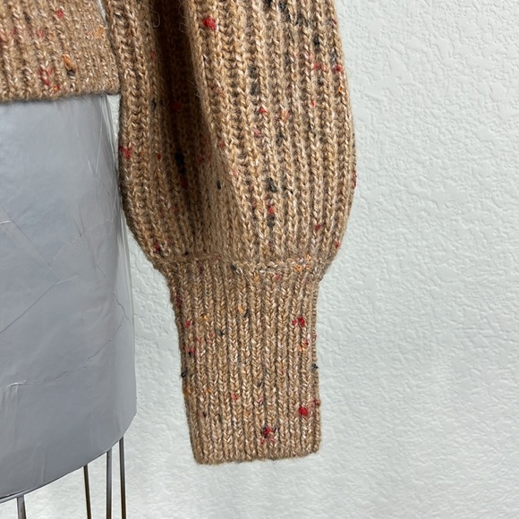 French Connection Natalya Ribbed Sweater Camel Multicolor - Picture 3 of 11